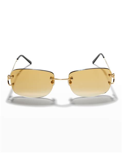 cheap mens cartier sunglasses|cartier rimless sunglasses men's.